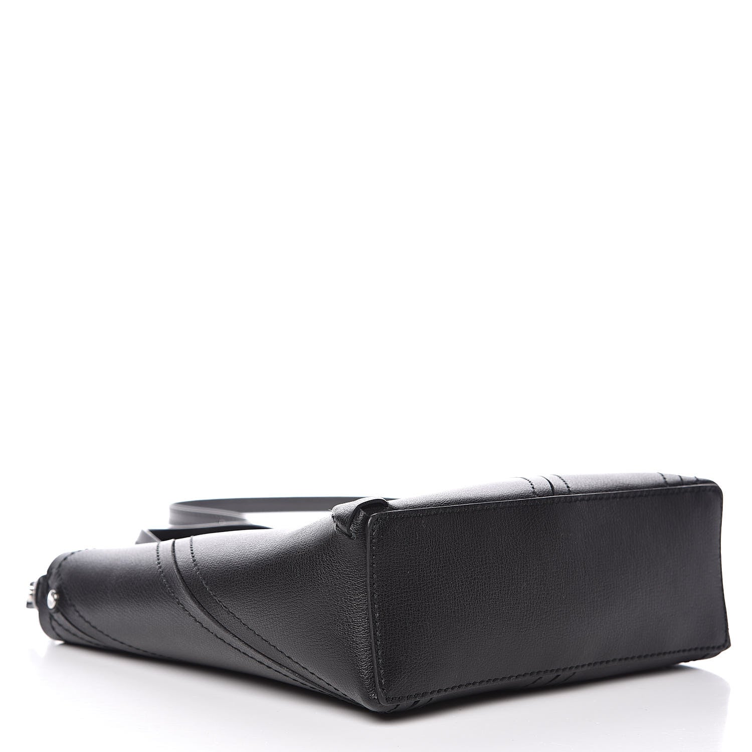 Proenza Schouler Grainy Calfskin Small Hex Tote Black 4 of 8
