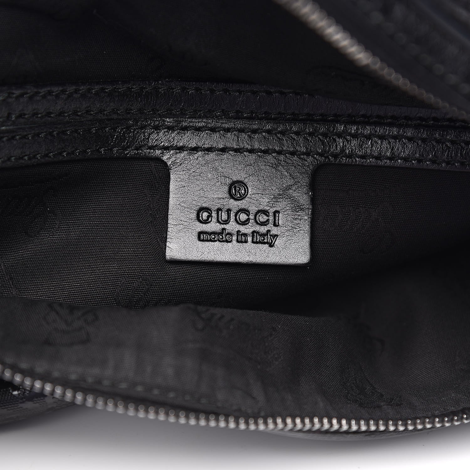 Gucci Imprime Monogram Belt Bag Black 6 of 10
