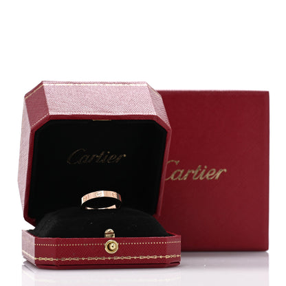 Cartier 18K Pink Gold 3.5mm LOVE Wedding Band Ring 60 9 5 of 5