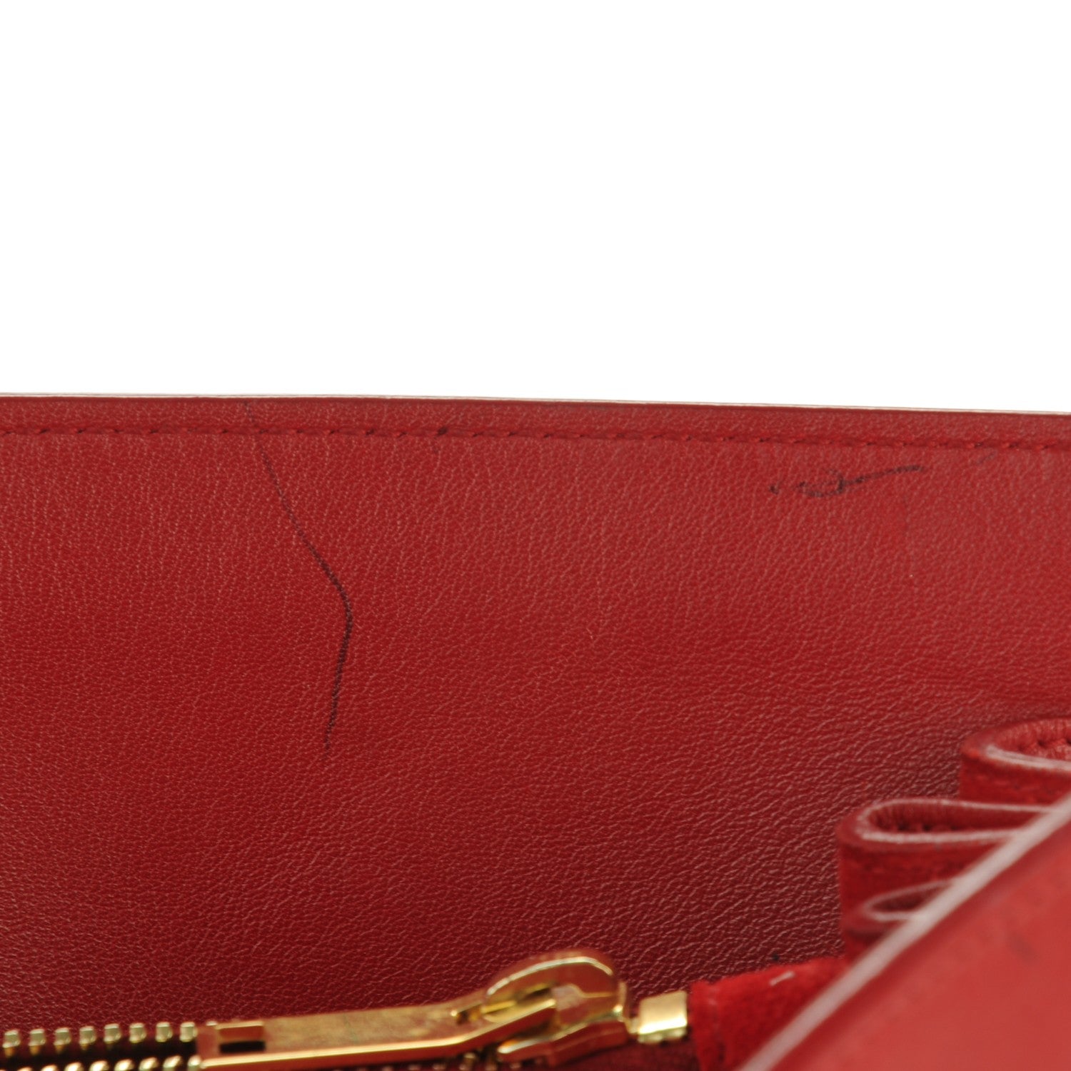 Saint Laurent Calfskin Large Sac de Jour Carryall Red 10 of 11