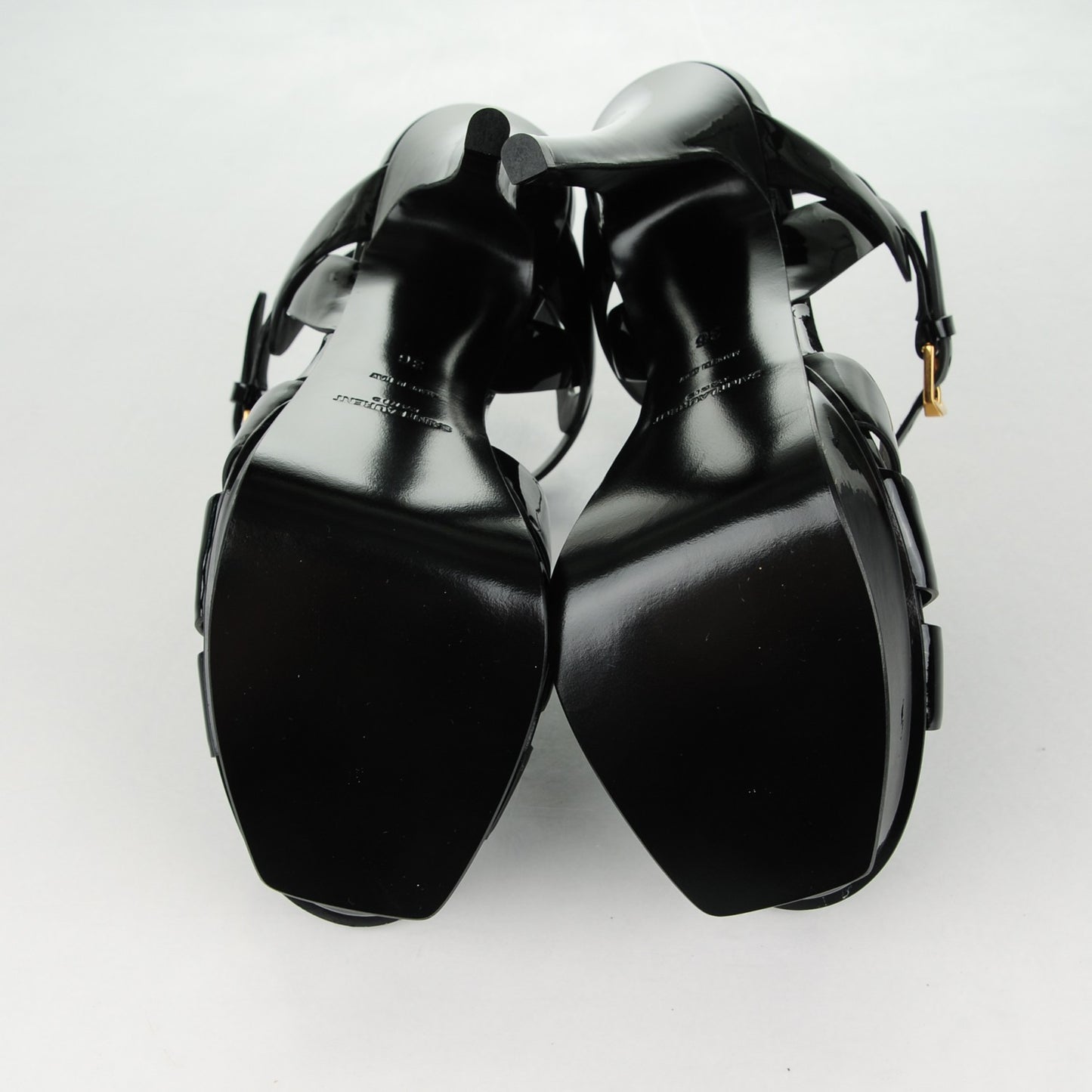 Patent Tribute 105 Platform Sandals 36 Black