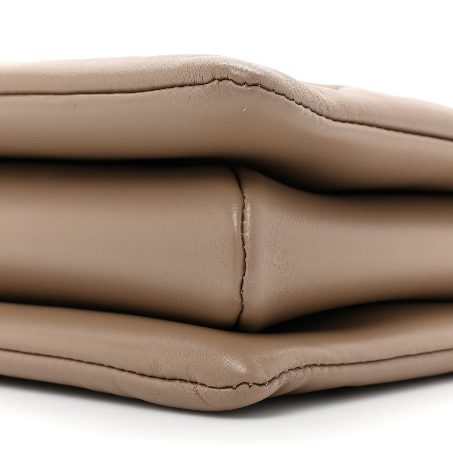 Louis Vuitton Lambskin Embossed Monogram Coussin PM Taupe 9 of 10
