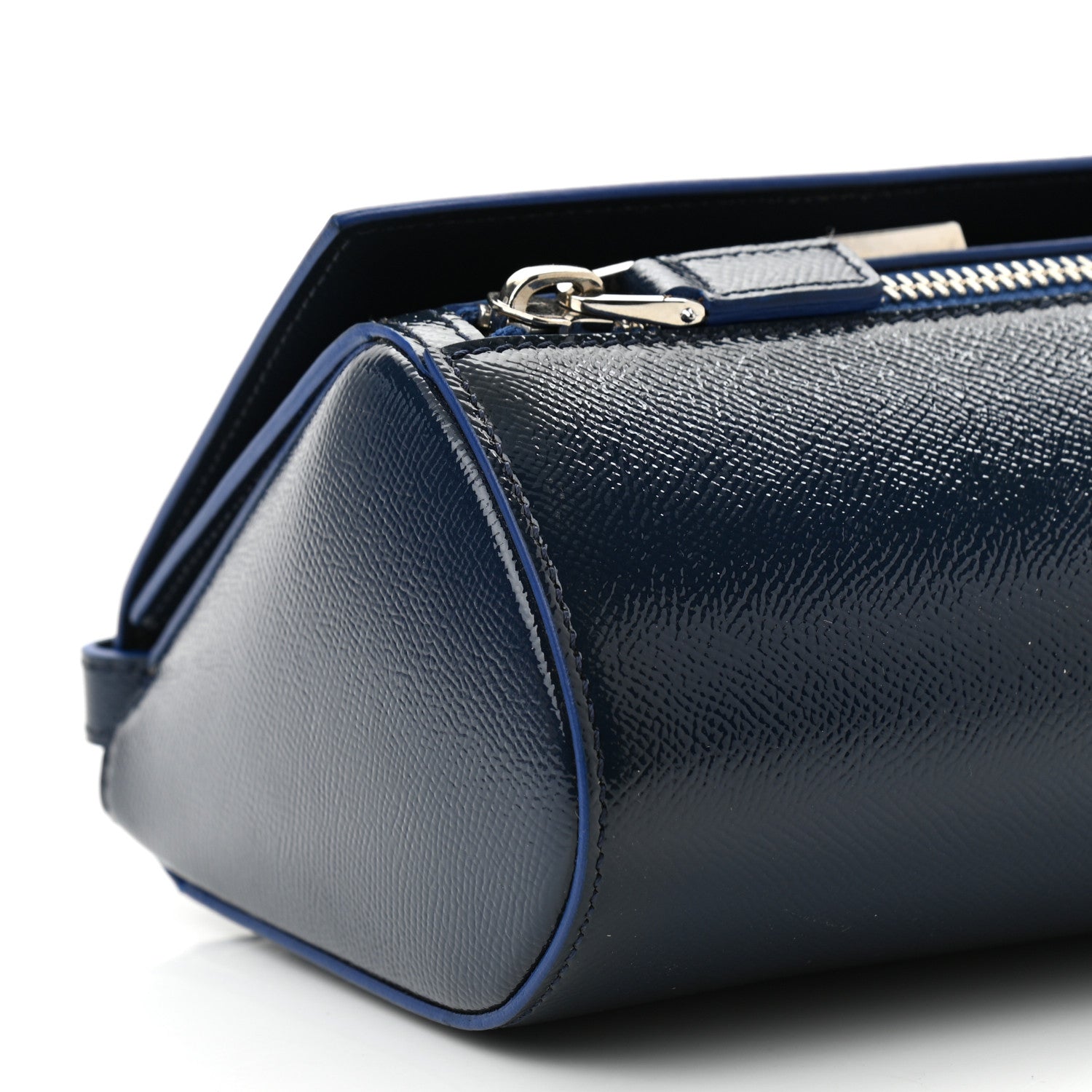 Givenchy Patent Calfskin Mini Pandora Box Crossbody Bag Blue 9 of 11