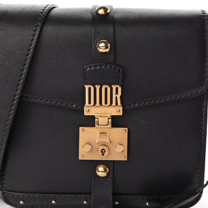 Christian Dior Calfskin Studded Square Dioraddict Flap Black 7 of 25