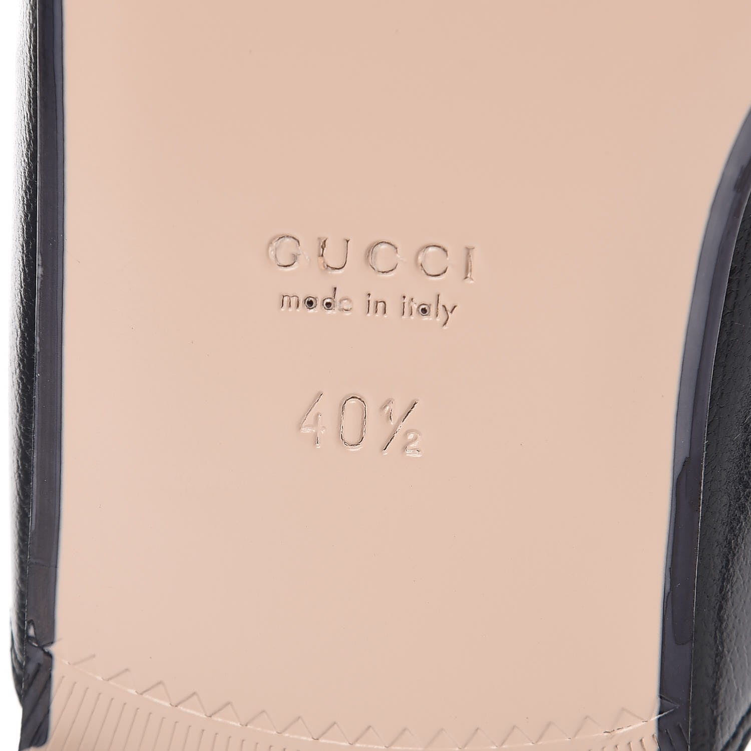Gucci Goatskin Bee Star Embroidered Womens Princetown Slippers 40.5 Black 9 of 12