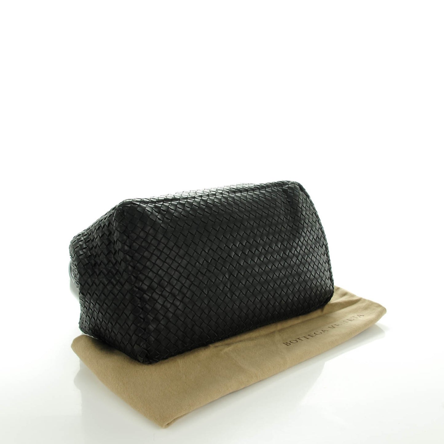 Nappa Intrecciato Large Seamless Tote Nero Black