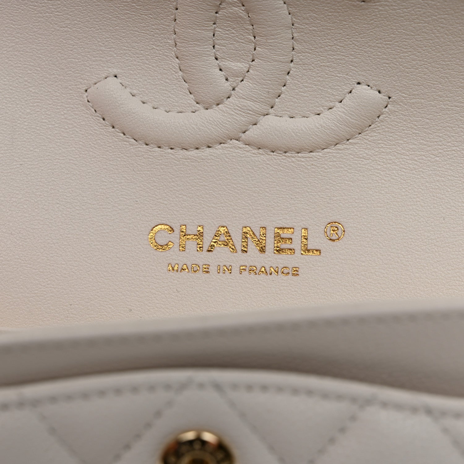 Chanel Caviar Quilted Small Double Flap White 6 of 11