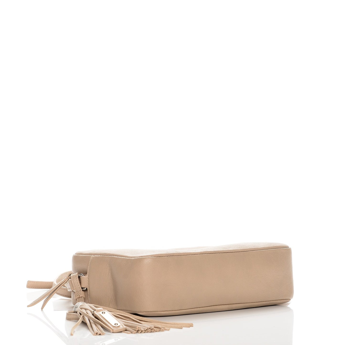 Lambskin Monogram Small Lou Camera Bag Dark Beige