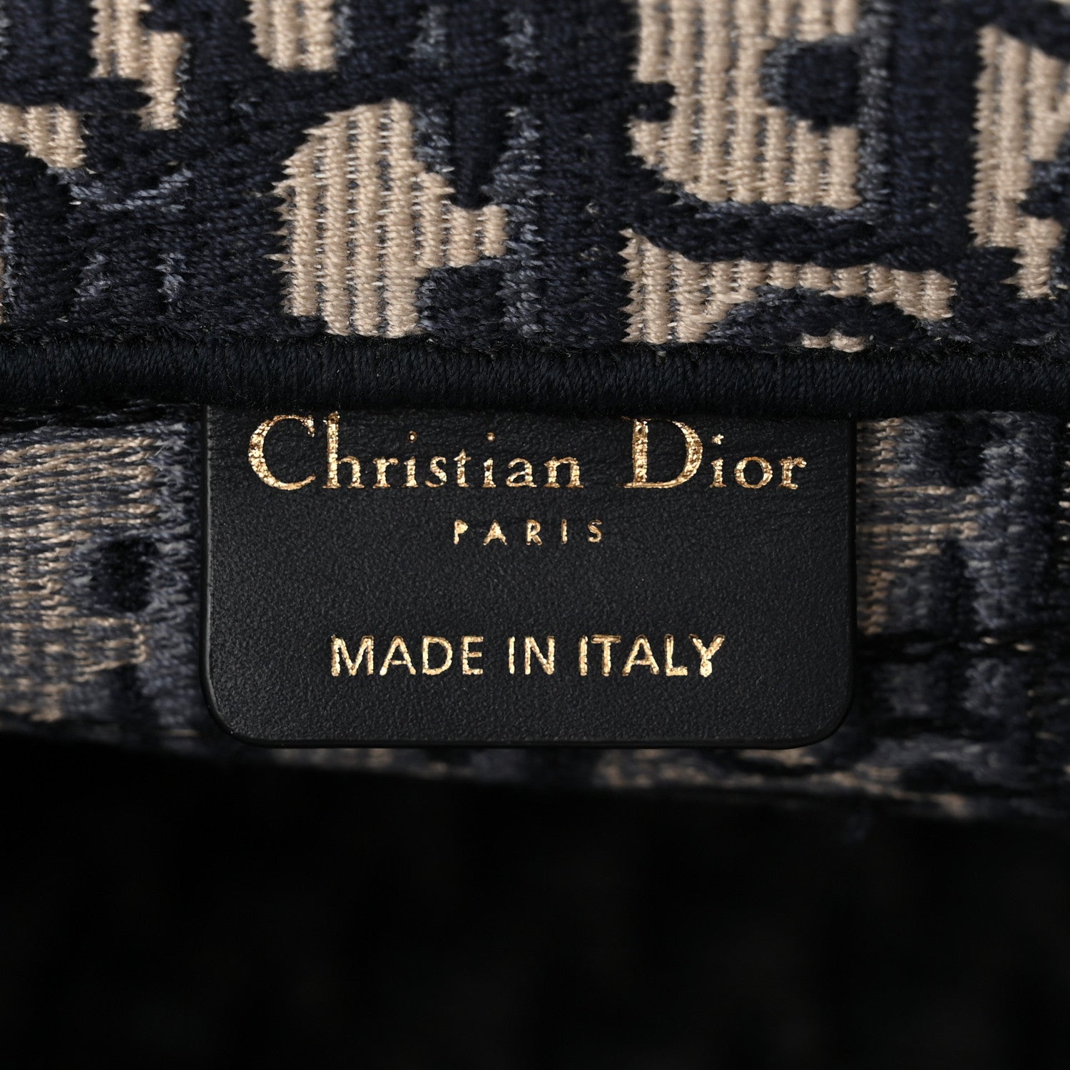 Christian Dior Oblique Large Book Tote Blue Multicolor 6 of 10