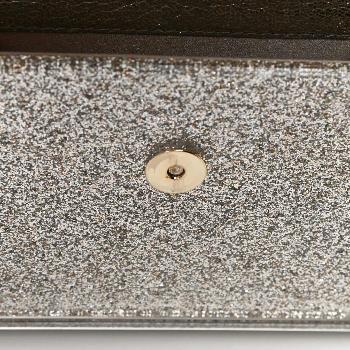 Acrylic Glitter Candy Clutch Champagne