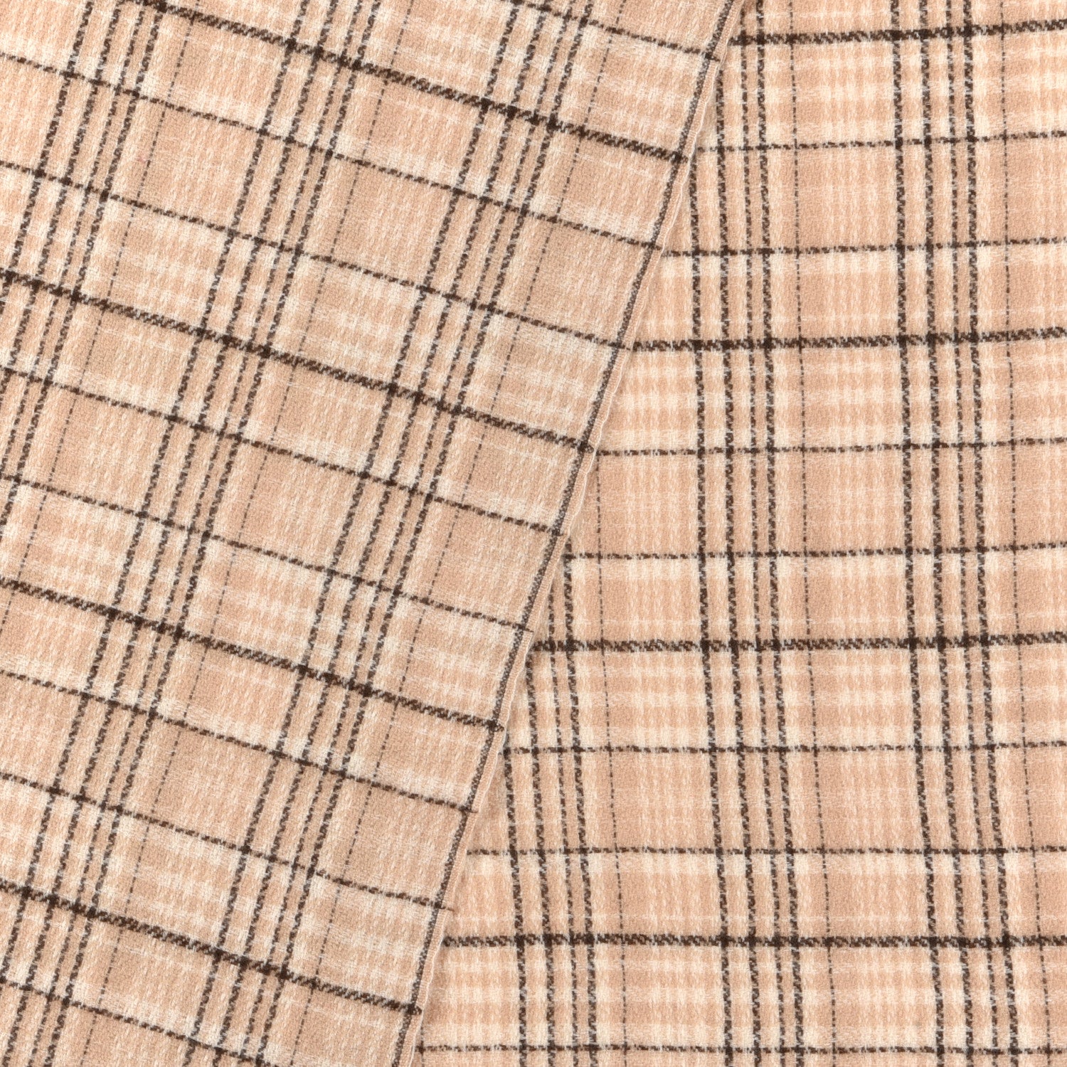 Chanel Cashmere CC Plaid Scarf Beige 3 of 5