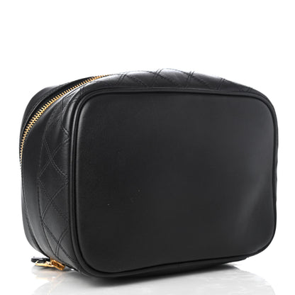 Chanel Calfskin Vanity Cosmetic Bag Black 4 of 11