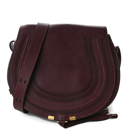 Chloe Calfskin Medium Marcie Round Crossbody Bag Dark Velvet 1 of 11