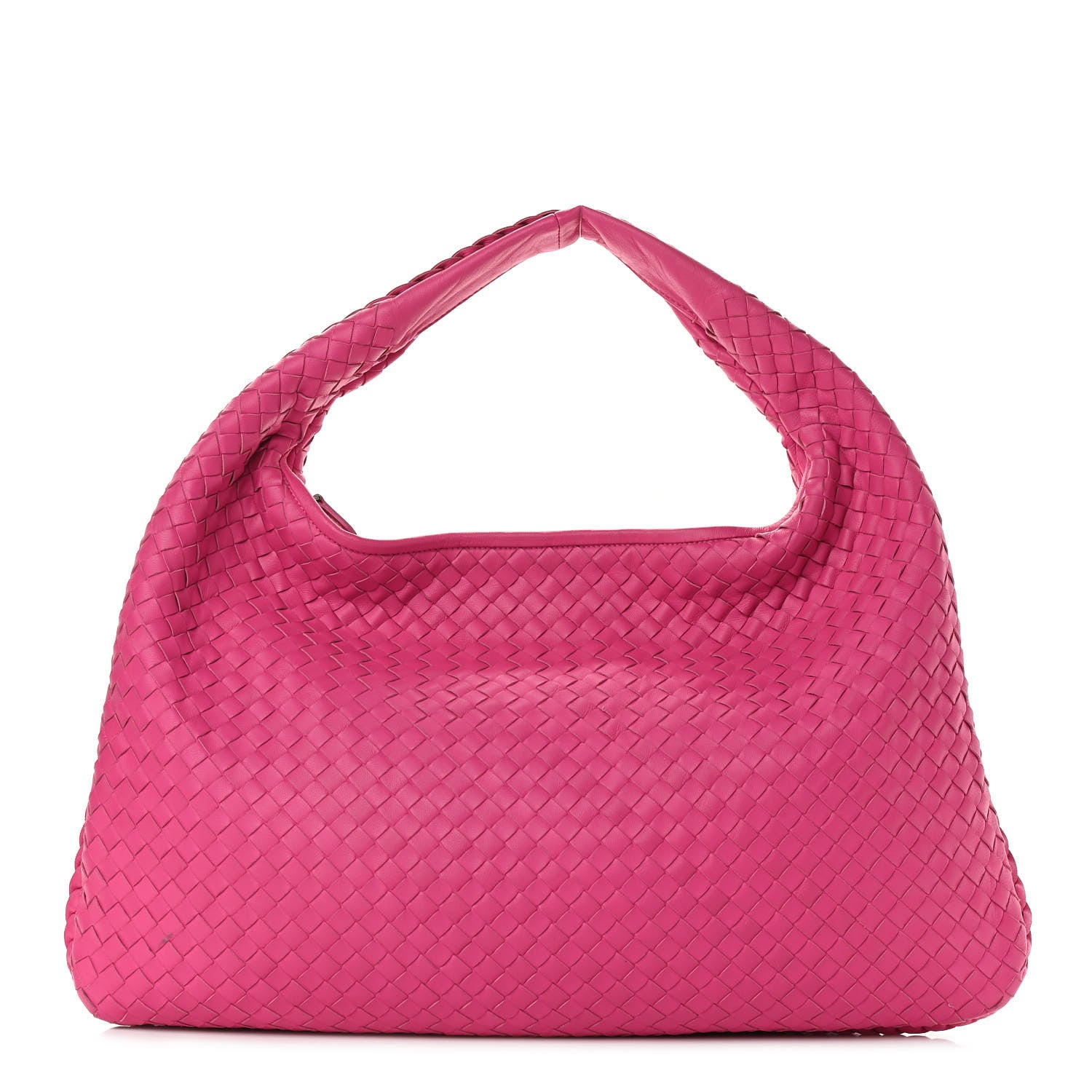 Bottega Veneta Nappa Intrecciato Large Veneta Hobo Rosa Shock 1 of 14