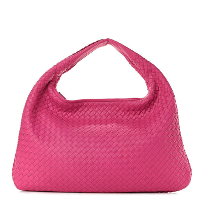 Bottega Veneta Nappa Intrecciato Large Veneta Hobo Rosa Shock 1 of 14