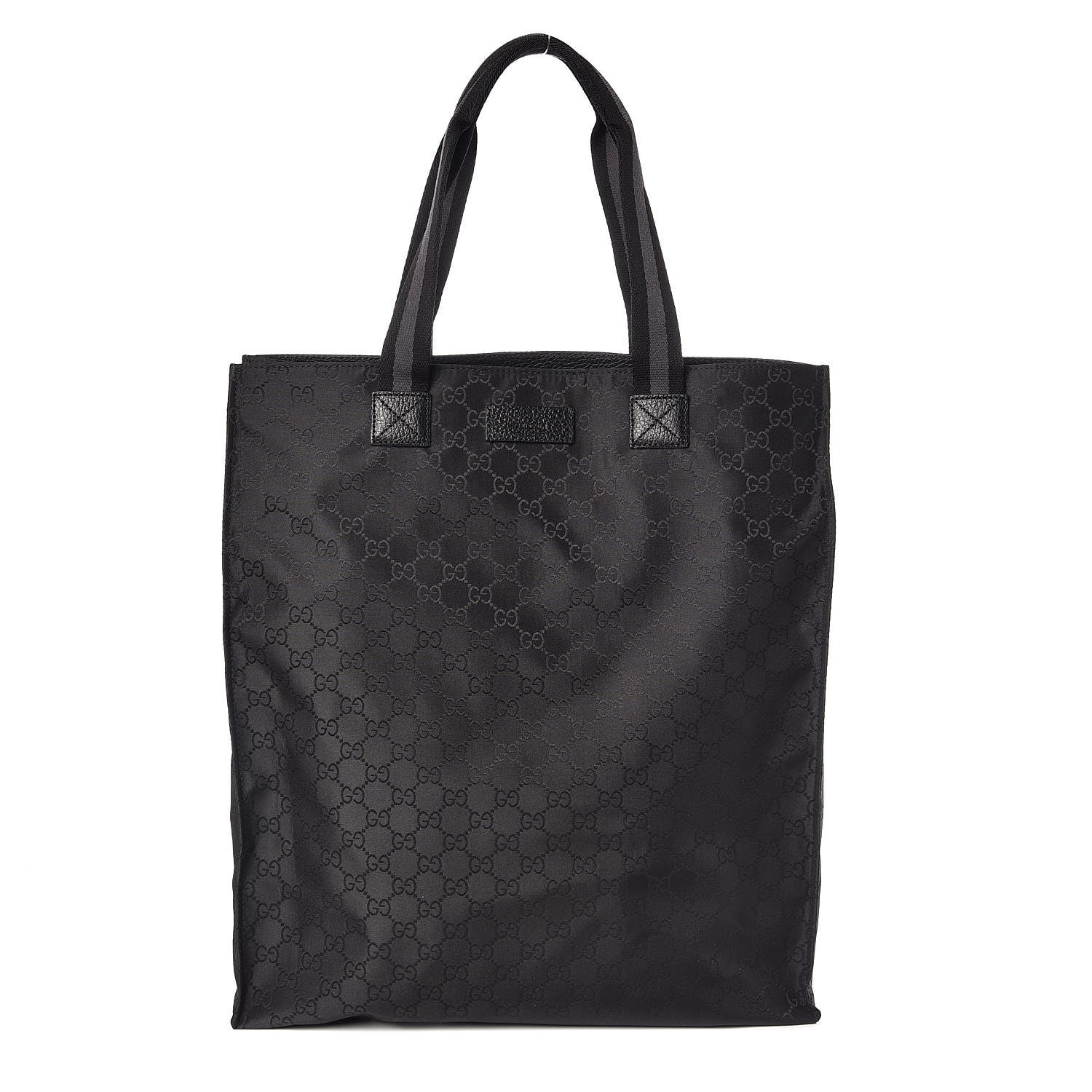 Gucci Nylon Monogram Vertical Tote Black 1 of 9