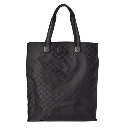 Gucci Nylon Monogram Vertical Tote Black 1 of 9