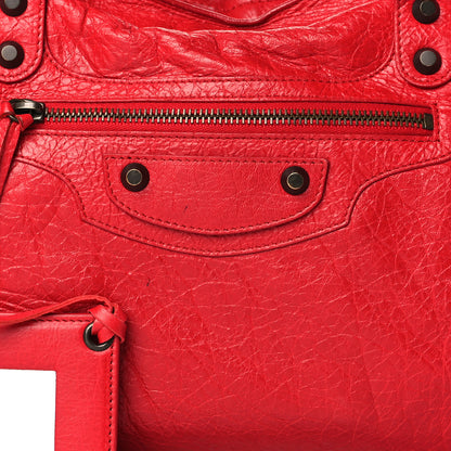 Balenciaga Agneau Classic Hardware City Rouge Cardinal 8 of 12