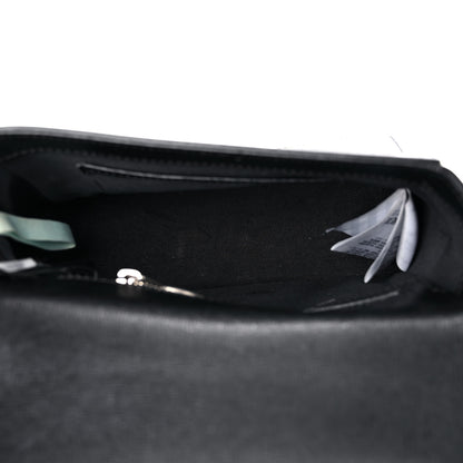 Off-White Saffiano For Display Only Binder Clip Shoulder Bag Black 6 of 21