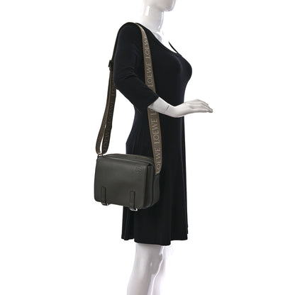 Loewe Smooth Calfskin XS Military Messenger Bag Khaki Green 2 of 8