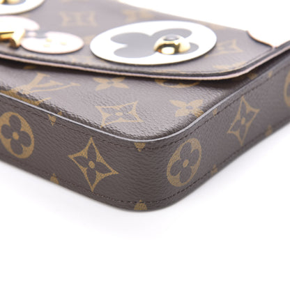 Louis Vuitton Monogram Valentine Dog Pochette Felicie Chain Wallet 9 of 12