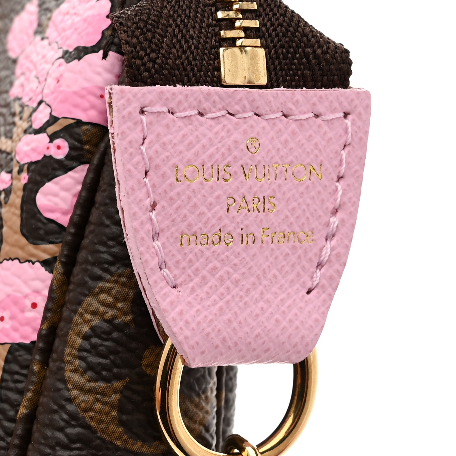 Louis Vuitton Monogram 2021 Christmas Animation Japanese Garden Mini Pochette Accessories Wisteria Pink 6 of 8