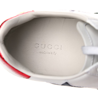 Gucci Calfskin Ayers Web Star Embroidered Womens Ace Sneakers 35.5 White Multi 7 of 17