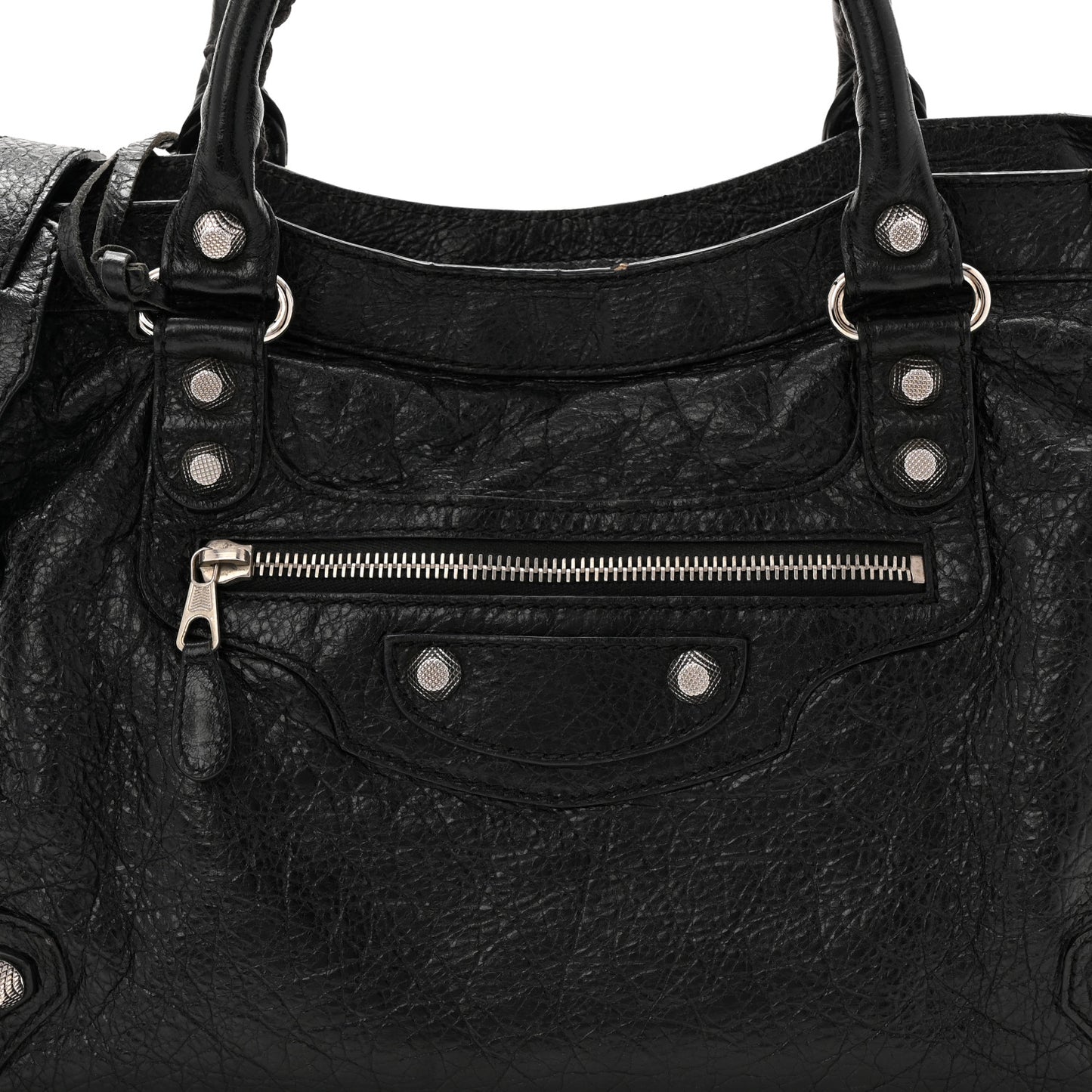 Agneau Giant 12 Silver Hardware City Black