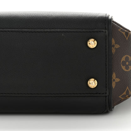 Louis Vuitton Calfskin Monogram Kimono Tote PM Black 10 of 15