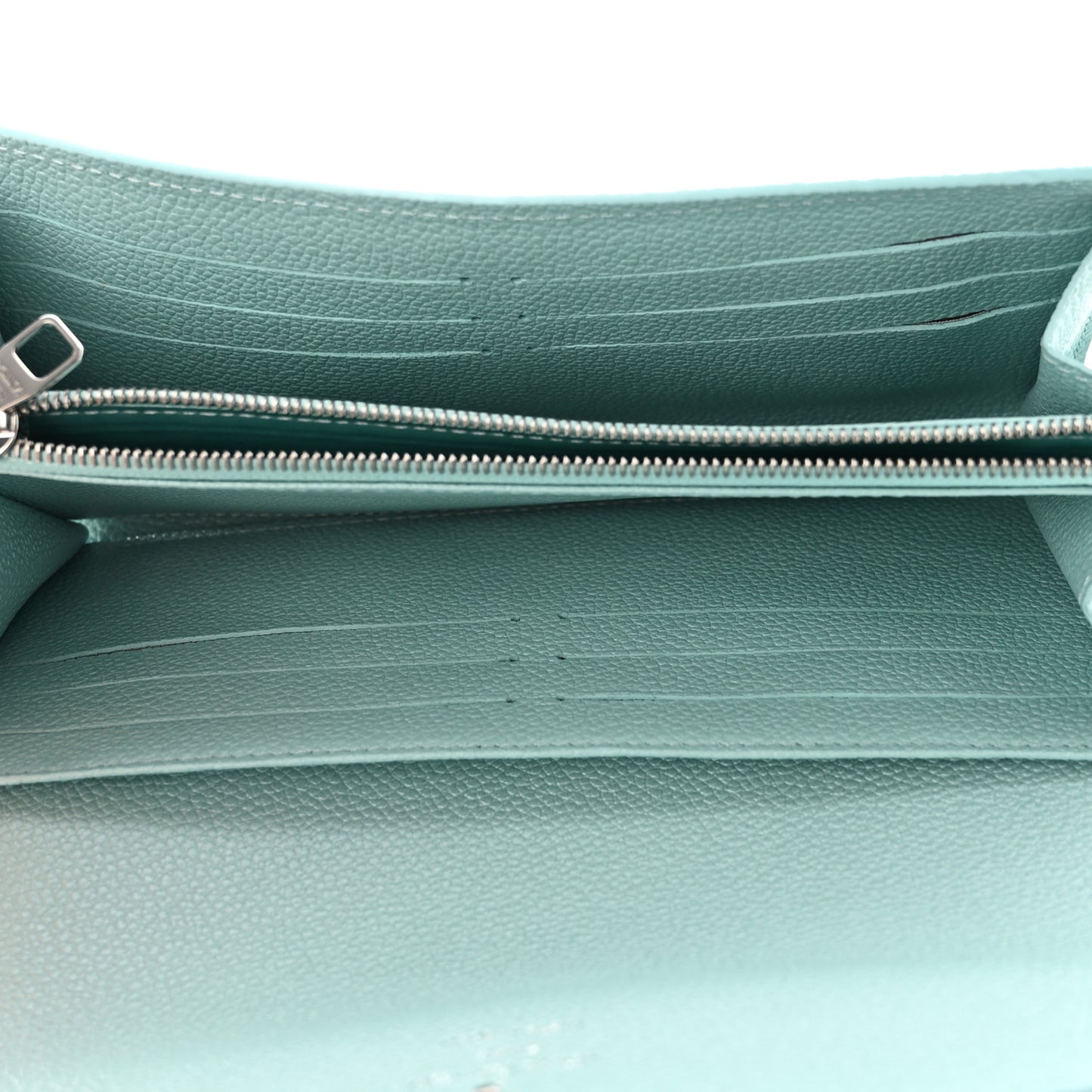 Empreinte Monogram Flower Sarah Wallet Pearly Lagoon Turquoise