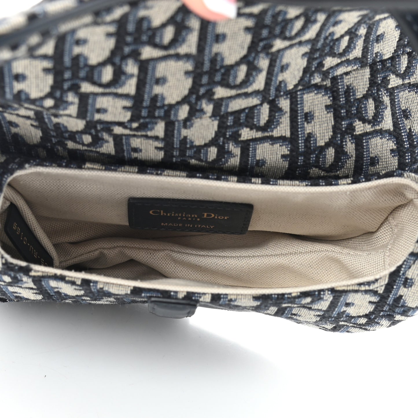 Oblique Mini Saddle Bag Blue