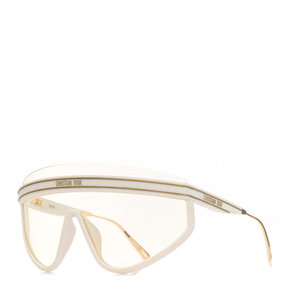 Christian Dior Mask DiorClub M2U Sunglasses Translucent Ivory 1 of 9