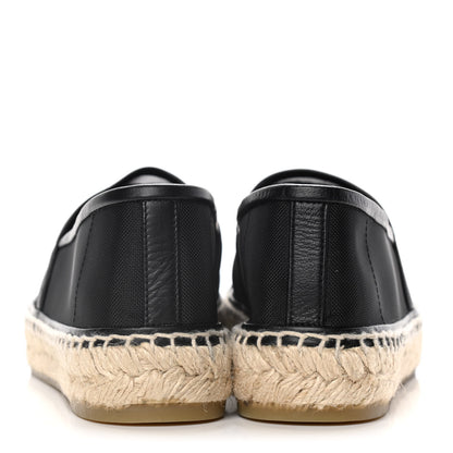 Chanel Mesh Grosgrain CC Espadrilles 36 Black 6 of 11