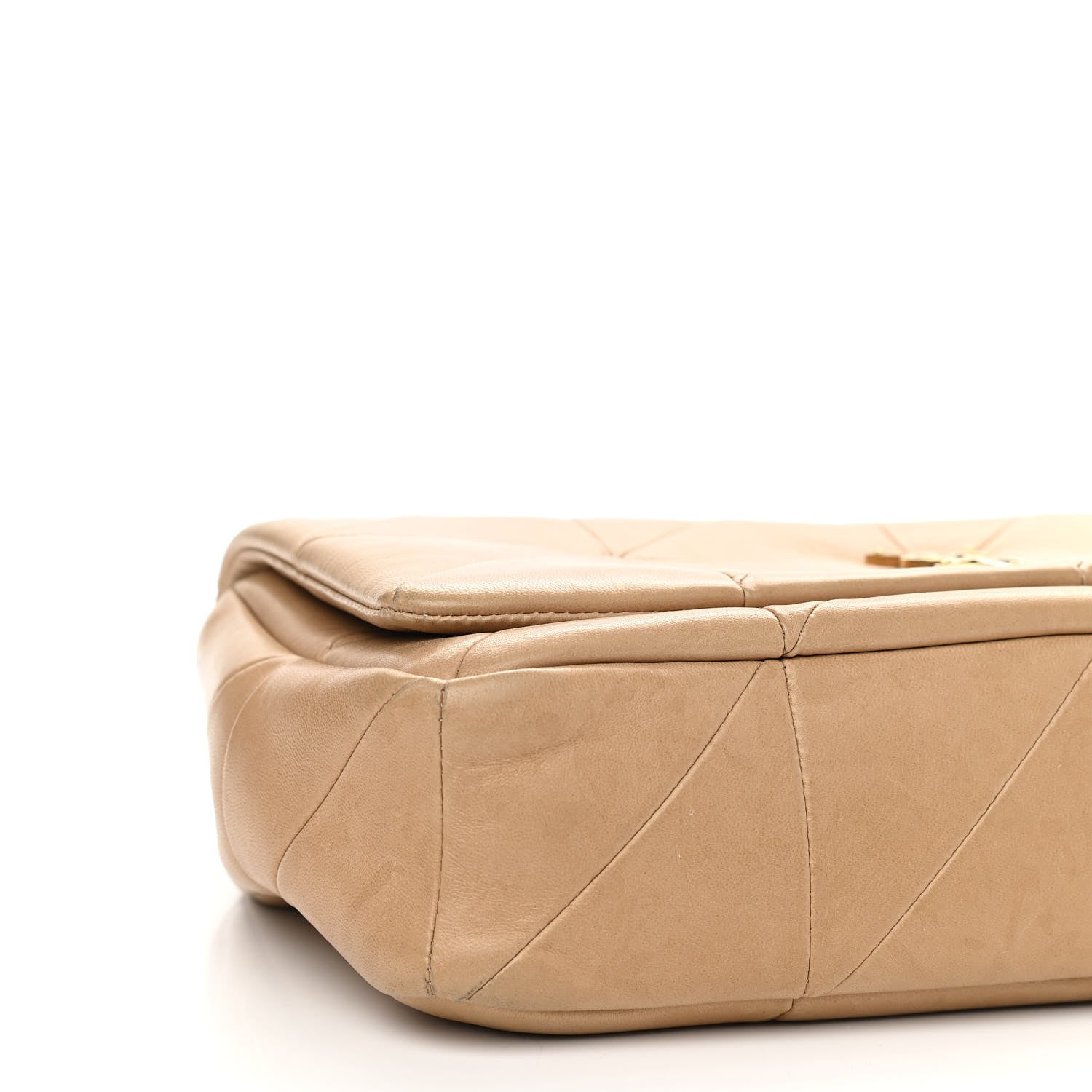 Saint Laurent Lambskin Patchwork Monogram Medium Jamie Beige 9 of 11