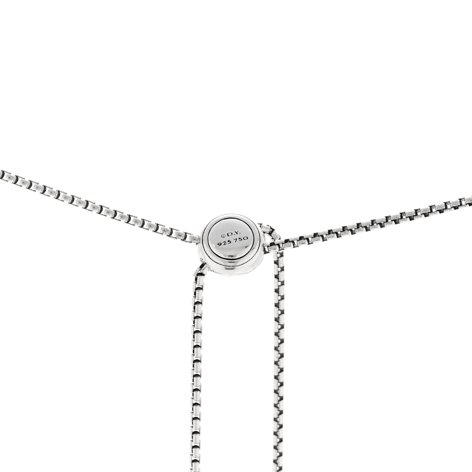 David Yurman Sterling Silver 18K Yellow Gold Diamond Black Onyx Mother of Pearl DY Elements Convertible Pendant Necklace 4 of 4