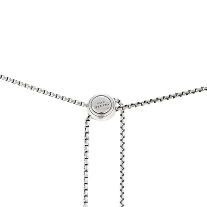 David Yurman Sterling Silver 18K Yellow Gold Diamond Black Onyx Mother of Pearl DY Elements Convertible Pendant Necklace 4 of 4