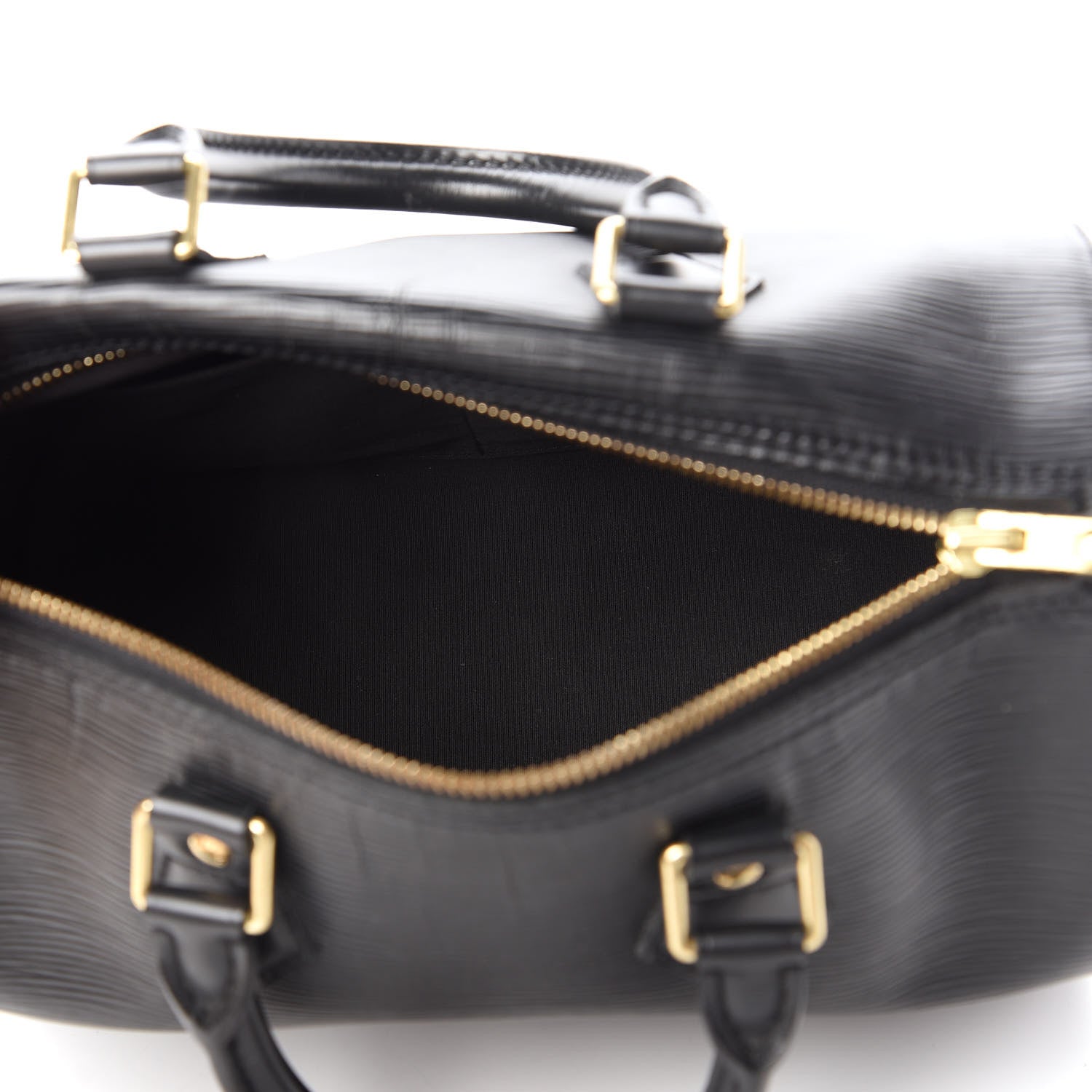 Louis Vuitton Epi Speedy 25 Black 5 of 10