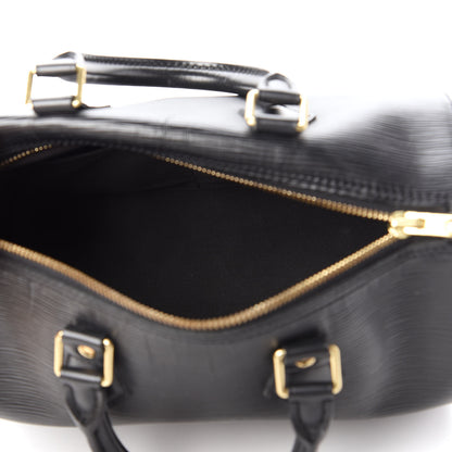 Louis Vuitton Epi Speedy 25 Black 5 of 10