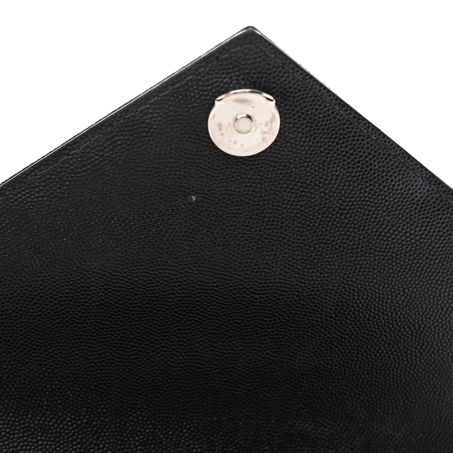 Grain De Poudre Textured Mixed Matelasse Triquilt Medium Monogram Satchel Black
