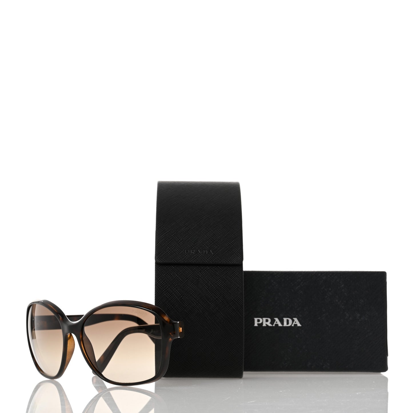 Round SPR 18Q Sunglasses Tortoise Brown