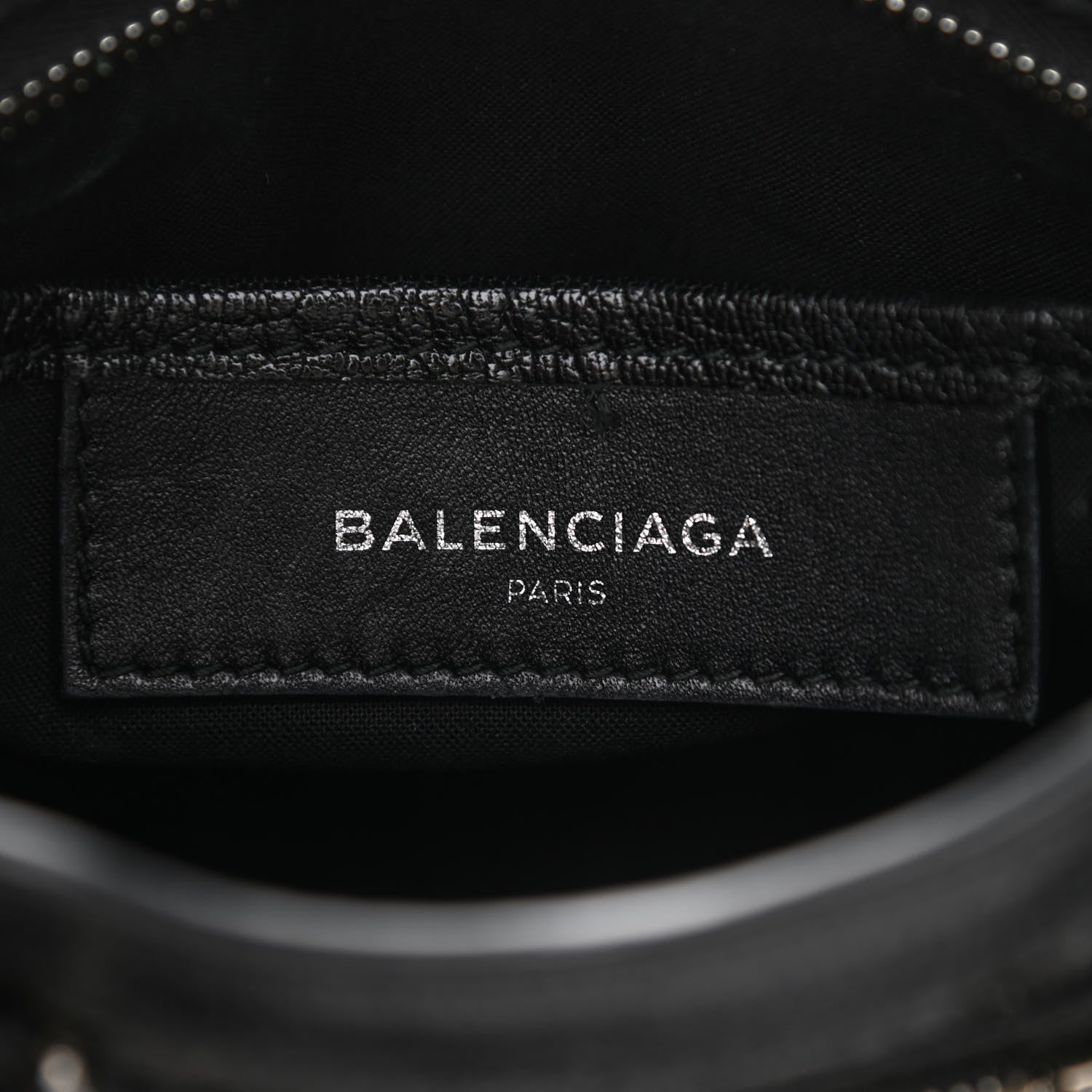 Balenciaga Agneau Classic Silver Hardware Nano City Black 6 of 9