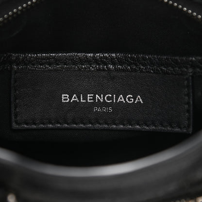 Balenciaga Agneau Classic Silver Hardware Nano City Black 6 of 9