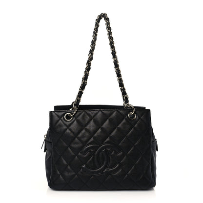 Chanel Caviar Quilted Petit Timeless Tote PTT Black 1 of 10