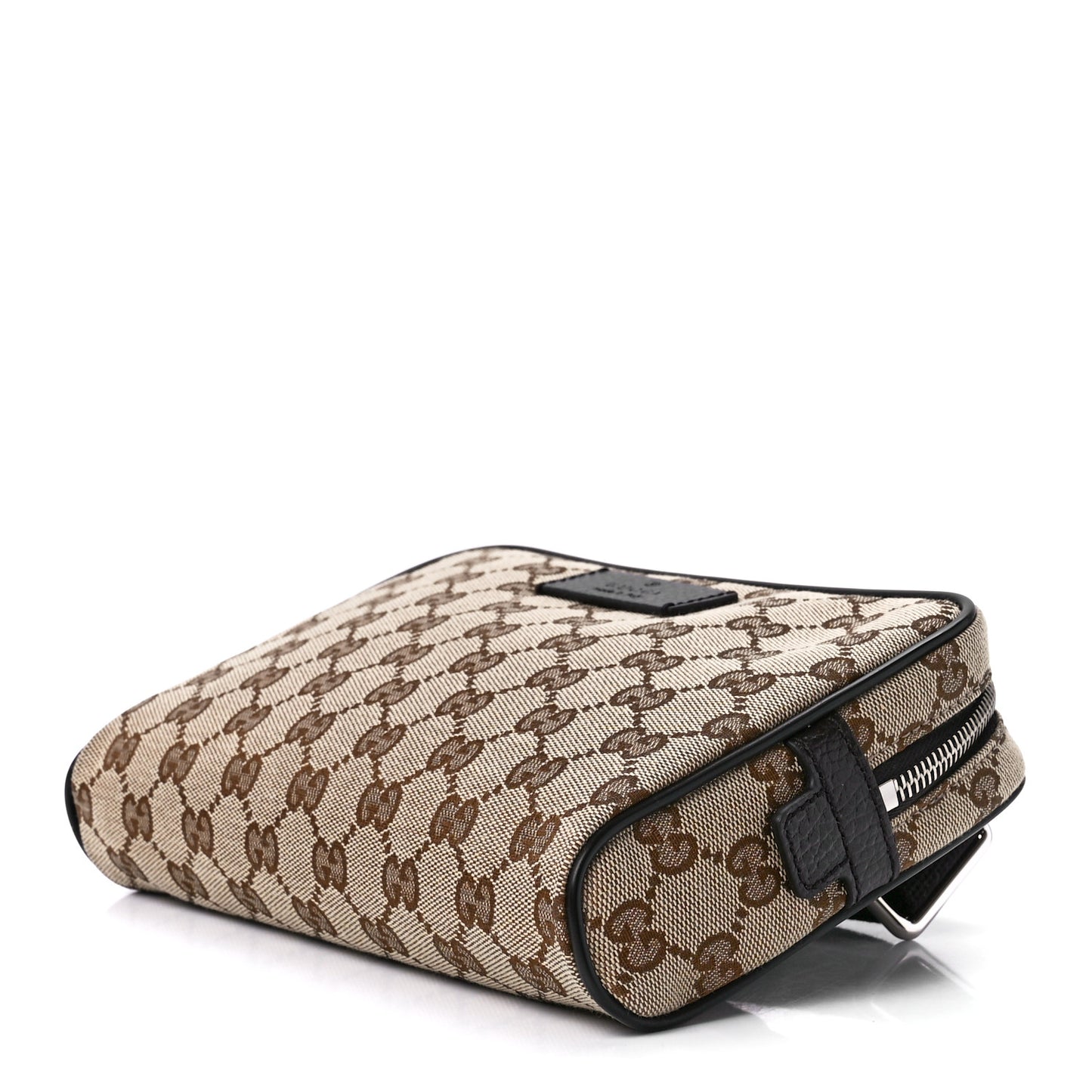 Monogram Dollar Calfskin Belt Bag Beige Ebony Testa di Moro Marrone Scuro