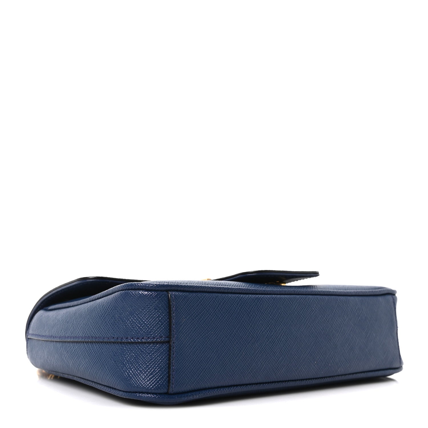 Prada Saffiano Flap Shoulder Bag Bluette 4 of 10