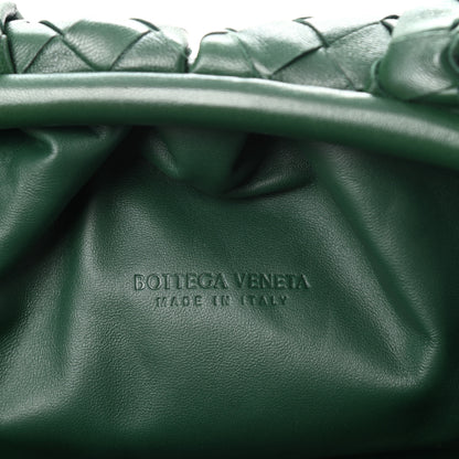 Bottega Veneta Nappa Maxi Intreccio The Pouch Oversized Clutch Raintree 6 of 9