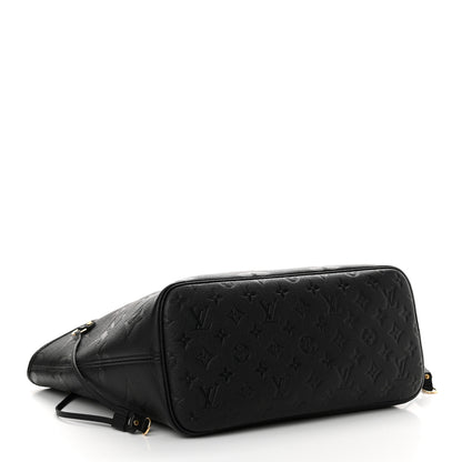 Louis Vuitton Empreinte Monogram Giant Neverfull MM Black 4 of 11