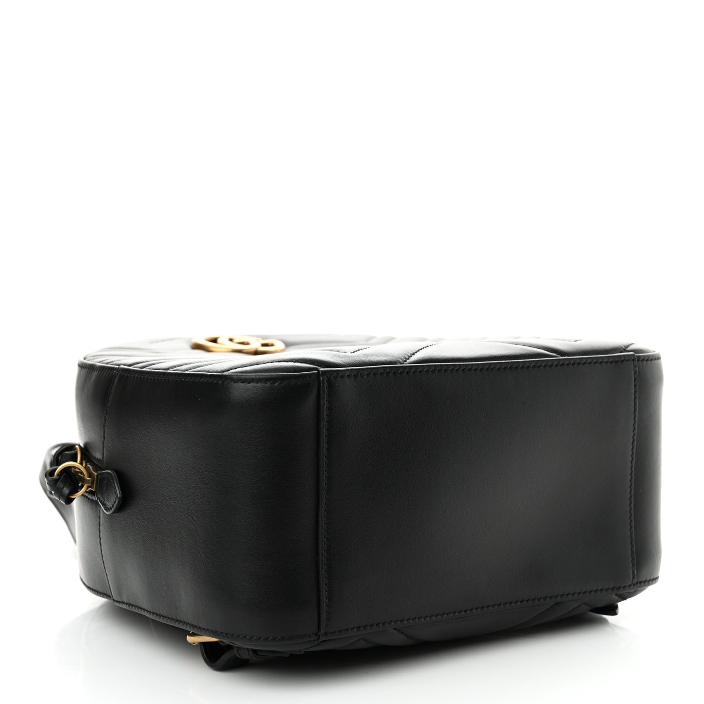 Calfskin Matelasse GG Marmont Dome Backpack Black