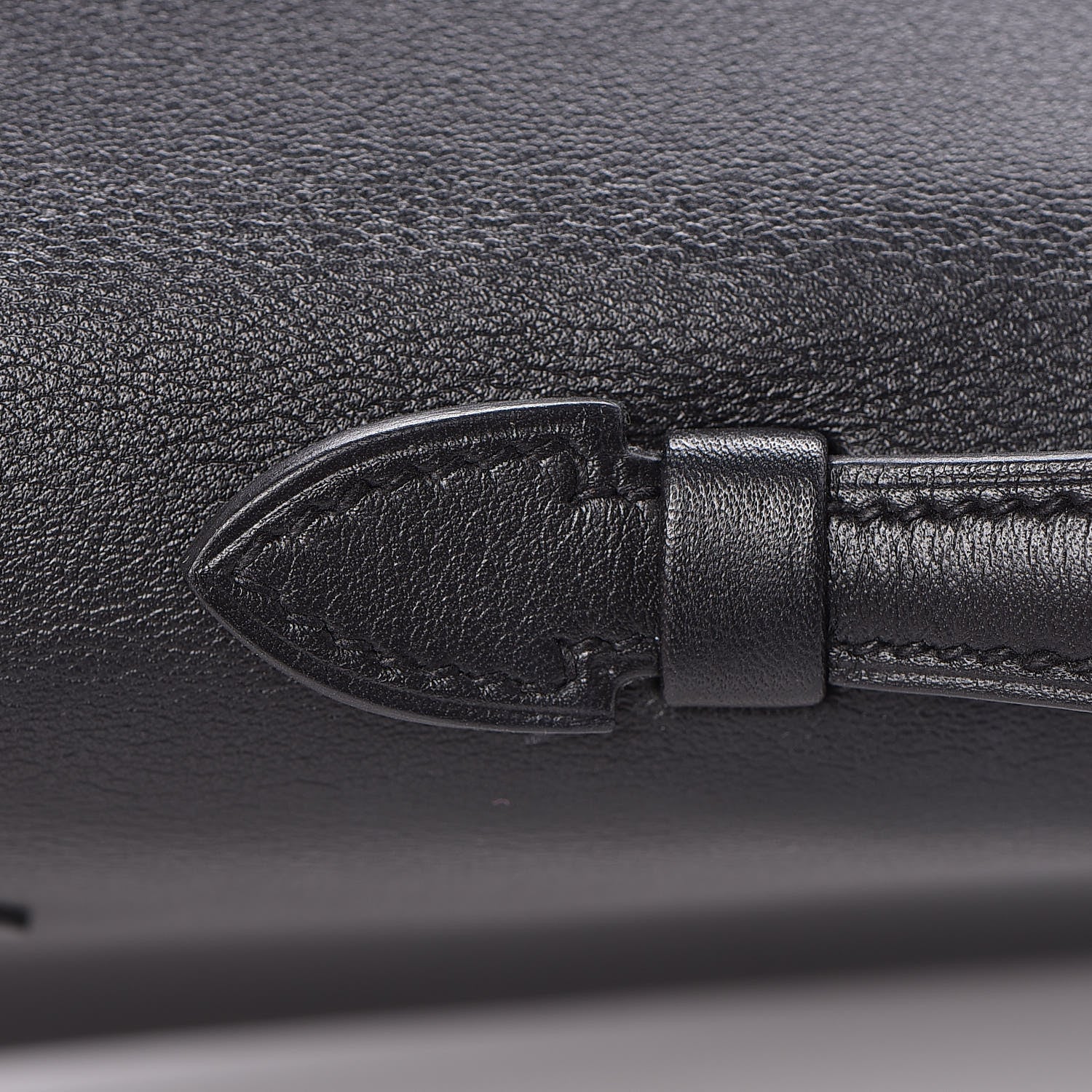 Hermes Swift Kelly Cut Clutch Pochette Black 16 of 28