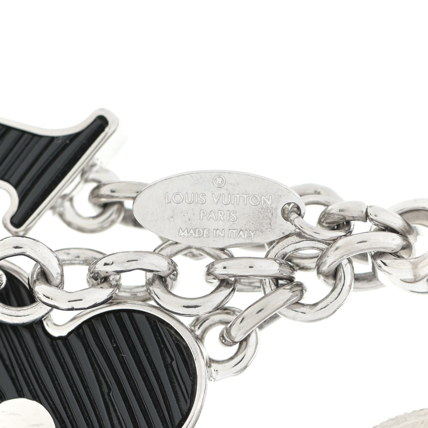 Electric Epi Fleur d'Epi Bag Charm Black